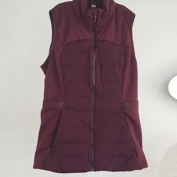 Lululemon Dark Adobe Down For It All Puffer Vest